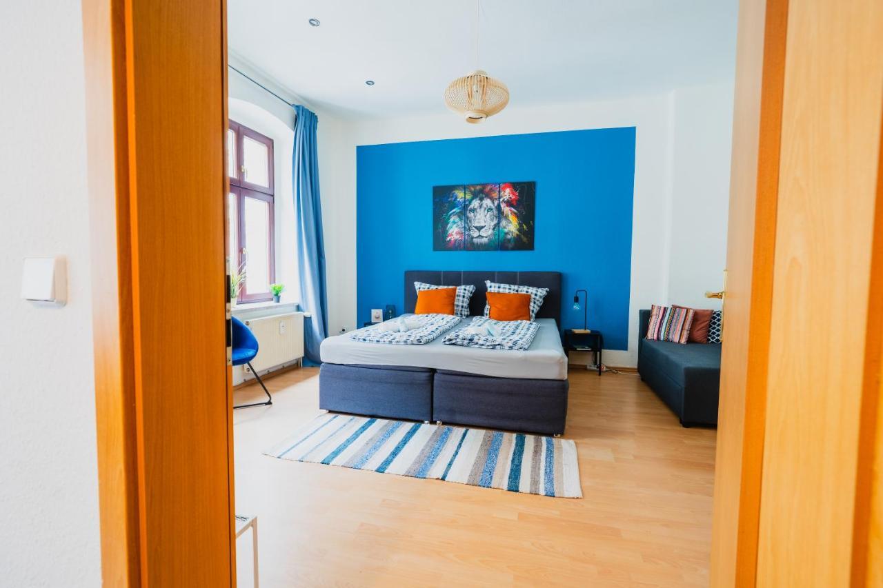 Blue Chili 08 - Magdeburg 2-Zimmer Altbau, Wi-Fi, 5 Pax ภายนอก รูปภาพ