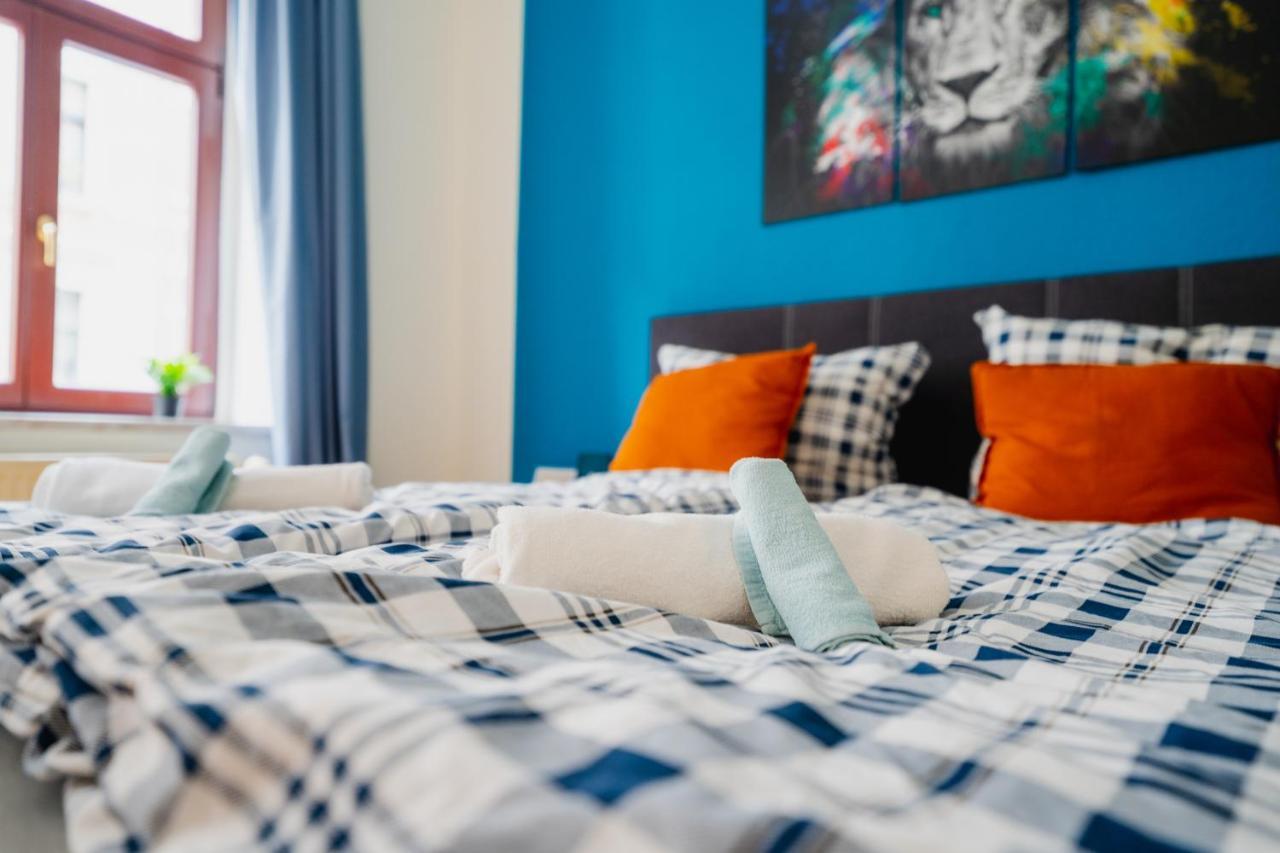 Blue Chili 08 - Magdeburg 2-Zimmer Altbau, Wi-Fi, 5 Pax ภายนอก รูปภาพ